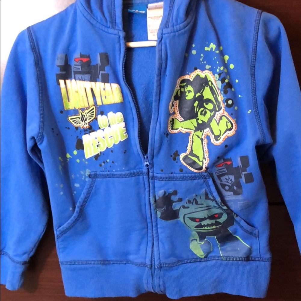 Disney Buzz Lightyear Hooded Jacket, kids Sz8